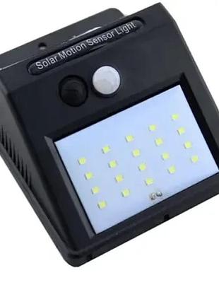 Вуличний ліхтар із датчиком руху на сонячній батареї bl-609 20smd top shop ua_