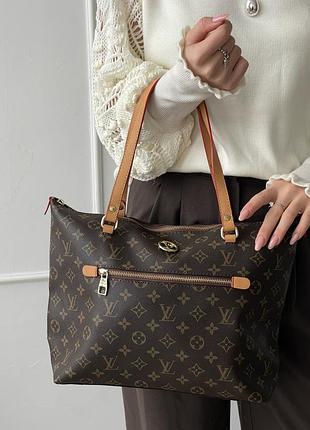 Женский шоппер louis vuitton коричневый