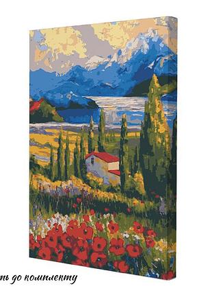 Картина за номерами riviera blanca далекі гори 28x40 см (rb-0688)