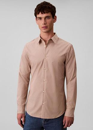 Мужская рубашка slim fit calvin klein