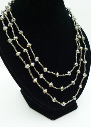 Длинное ожерелье, бижутерия, из англии.