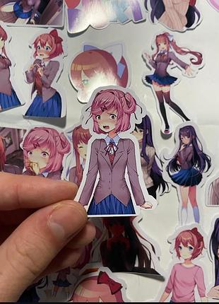 Наклейки/наліпки/стікери по грі doki doki literature club