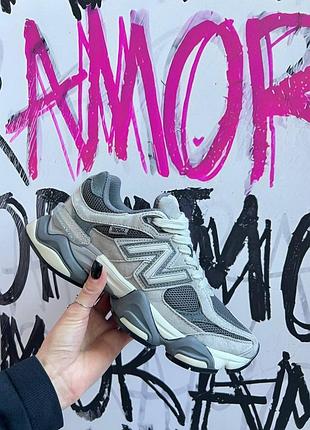 Стильные женские кроссовки new balance 9060 x joe freshgoods dark gray