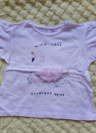 Футболка zara   2-3 года  трикотажная