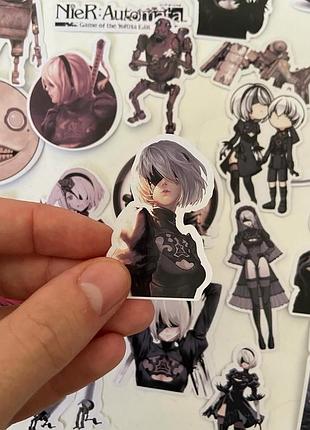 Наліпки/наклейки/стікери по грі nier: automata