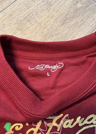 Кофта edhardy червона нова оригінальна 3