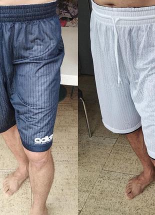 Новые мужские спортивные двусторонние баскетбольные шорты трусы adidas tg rev short l
