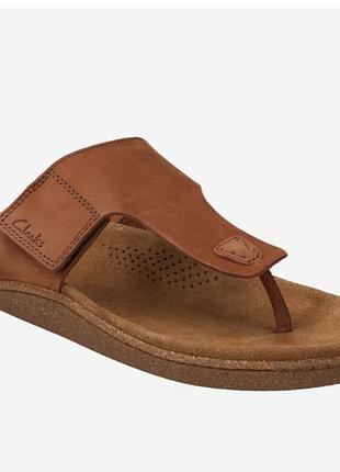 Кожаные босоножки clarks 44р