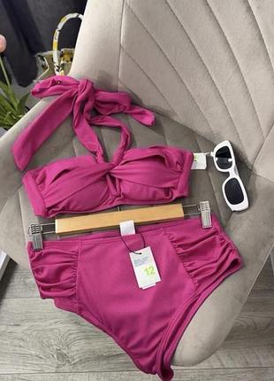 Новий купальник фуксія primark m