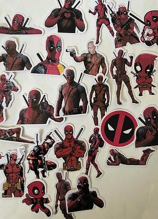 Наклейки/наліпки з deadpool 2
