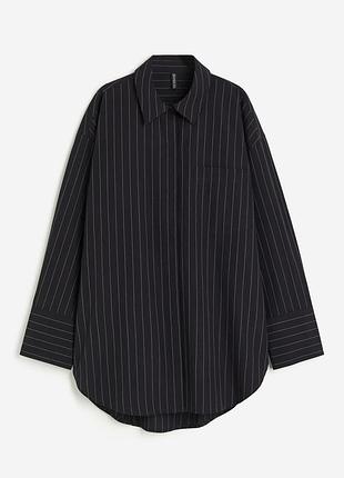 Оверсайз сорочка, сорочка h&amp;m, сорочка в смужку