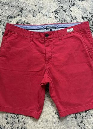 Брендовые мужские коттоновые шорты бриджи tommy hilfiger, 38 размер.