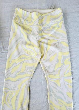 Стильные, яркие лосины h&m sport. размер 36( xs/s)