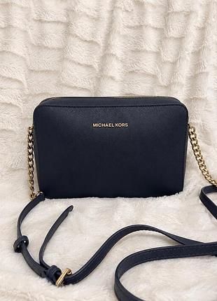 💙 michael kors jet set large crossbody: твоя ідеальна базова сумочка