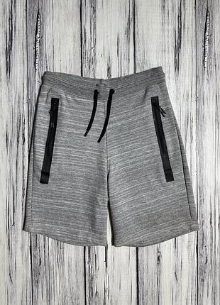 Workout tech fleece шорты серые s размер
