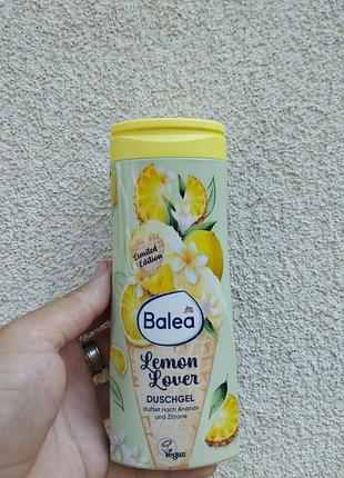 Гель для душа balea lemon lover 300 мл limited edition | лимон и ананас, веганский, ph-нейтральный