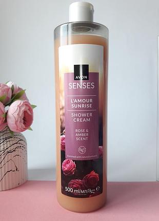 Гель крем для тела avon senses «романтический рассвет», 500 мл / эйвон гель