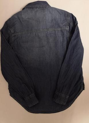 Рубашка джинсовая ovs на 10-11 лет, рост 146 см3 фото