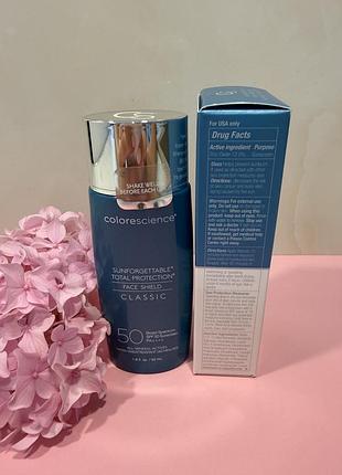 Сонцезахисний крем colorescience sunforgettable total protection face shield classic spf 50 4