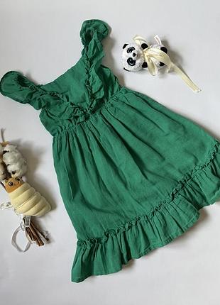 💚 неймовірна літня сукня primark cares 5–6 років (116 см)