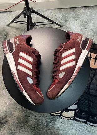 Adidas zx 750 чоловічі кросівки бордові розмір 43