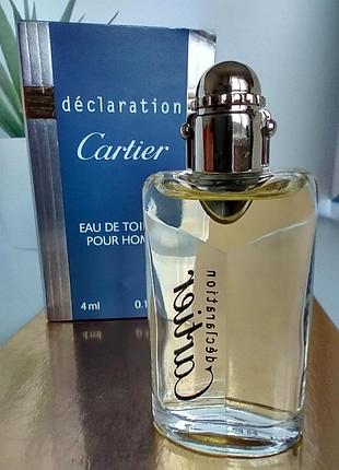 Cartier declaration мініатюра 4 мл вінтаж