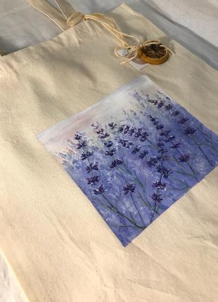 Сумка-шоппер «lavender provence»3 фото