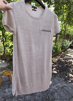 100% лен платья massimo dutti