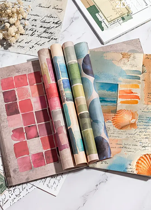 📖 вінтажний блокнот у стилі patchwork | 96 сторінок