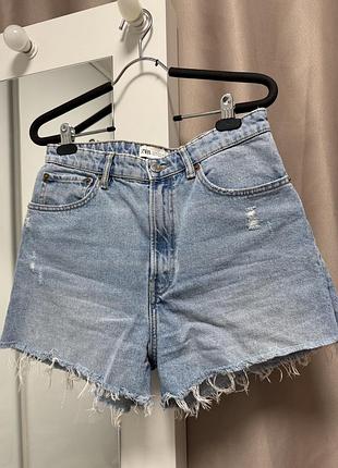 Шорти джинсові від zara