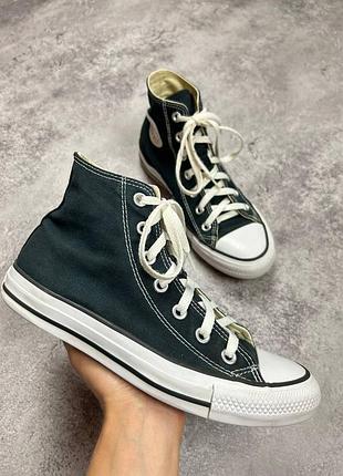 Кеды convers all star конверс черные высокие 37,5 24см