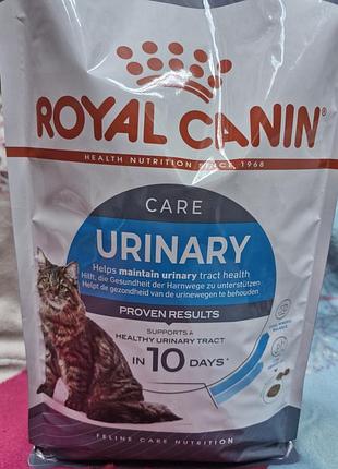 Royal canin urinary care — сухий раціон, спеціально розроблений для підтримки здоров'я сечовидільної системи у дорослих котів.