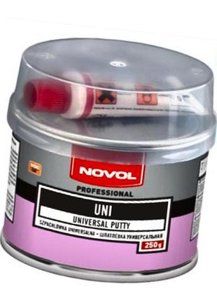 Автошпаклевка novol uni универсальная 0.25 кг