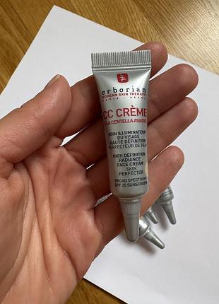 Erborian cc cream - clair легкий, матує, проти зморшок, захист 25 spf