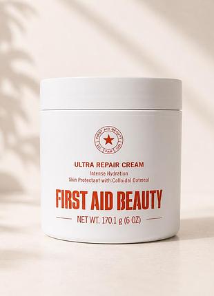 Крем для сухої та чутливої шкіри first aid beauty ultra repair cream intense hydration 170.1 г