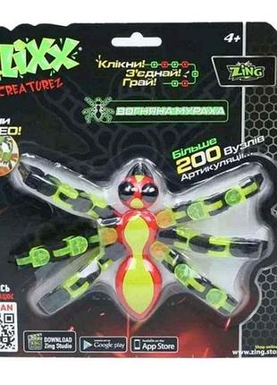 Клікс крічерз fidget вогняна мураха зелено-червоний kx120_a тм zing
