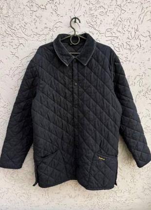 Куртка barbour оригінал чорна стьобана куртка барбур ліддесдейл піджак демісезонна