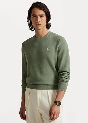 Джемпер з сітчастої бавовни ralph lauren