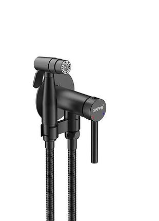 G7206-6 душ гигиен. вбуд. одноваж. лат. ø35 (черный)&8/1atch