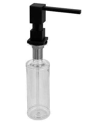 Дозатор для моющего средства врезной koer sdb-02-05 300 мл (цвет черный) (kr5630)