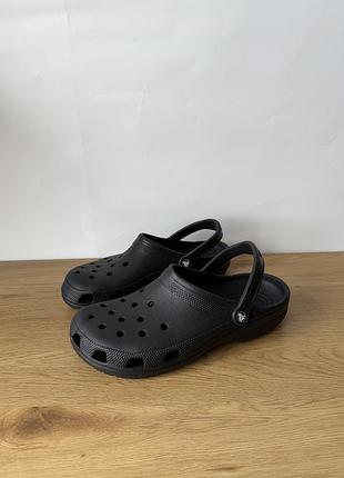 Crocs classic clog &nbsp;мужские черные кроксы сабо крокс размер us 13-47-31 cm