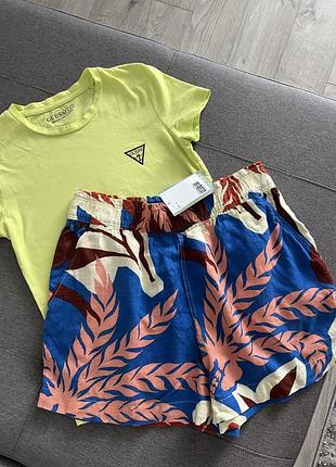 Стильні льняні шортики h&m