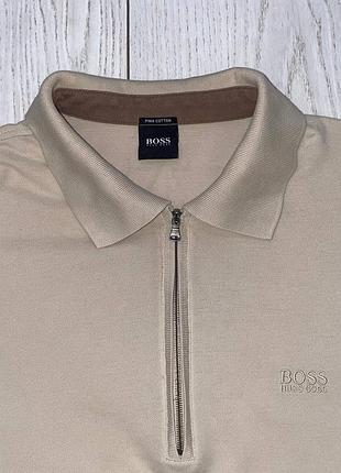 Мужское хлопковое поло hugo boss size xl