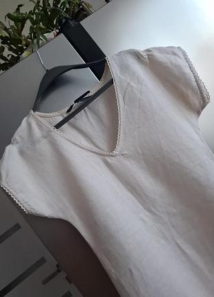 Платье лен zara 3