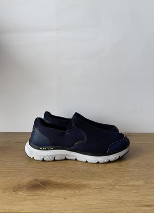 Skechers мужские летние слипоны мокасины без шнуровки 44-28.5\29 см