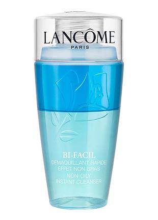 Двухфазное средство для снятия макияжа с глаз и губ lancome bi-facil eye makeup remover