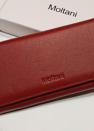 Жіночий гаманець moltani m9 з натуральної шкіри з 2 монетницями