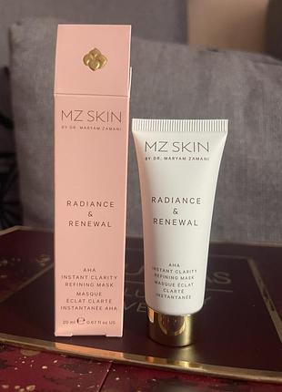 Mz skin radiance & renewal mask миттєва оновлююча маска