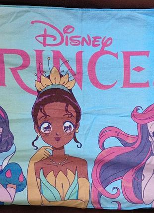 Полотенце махровое большое, princess disney, 142*74 см