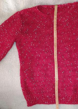 Свитер, пуловер нарядный с люрексовыми точками, размер 46-482 фото